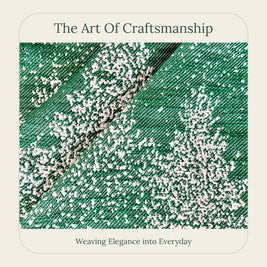 Moss & Snow Throw Pillow Cover