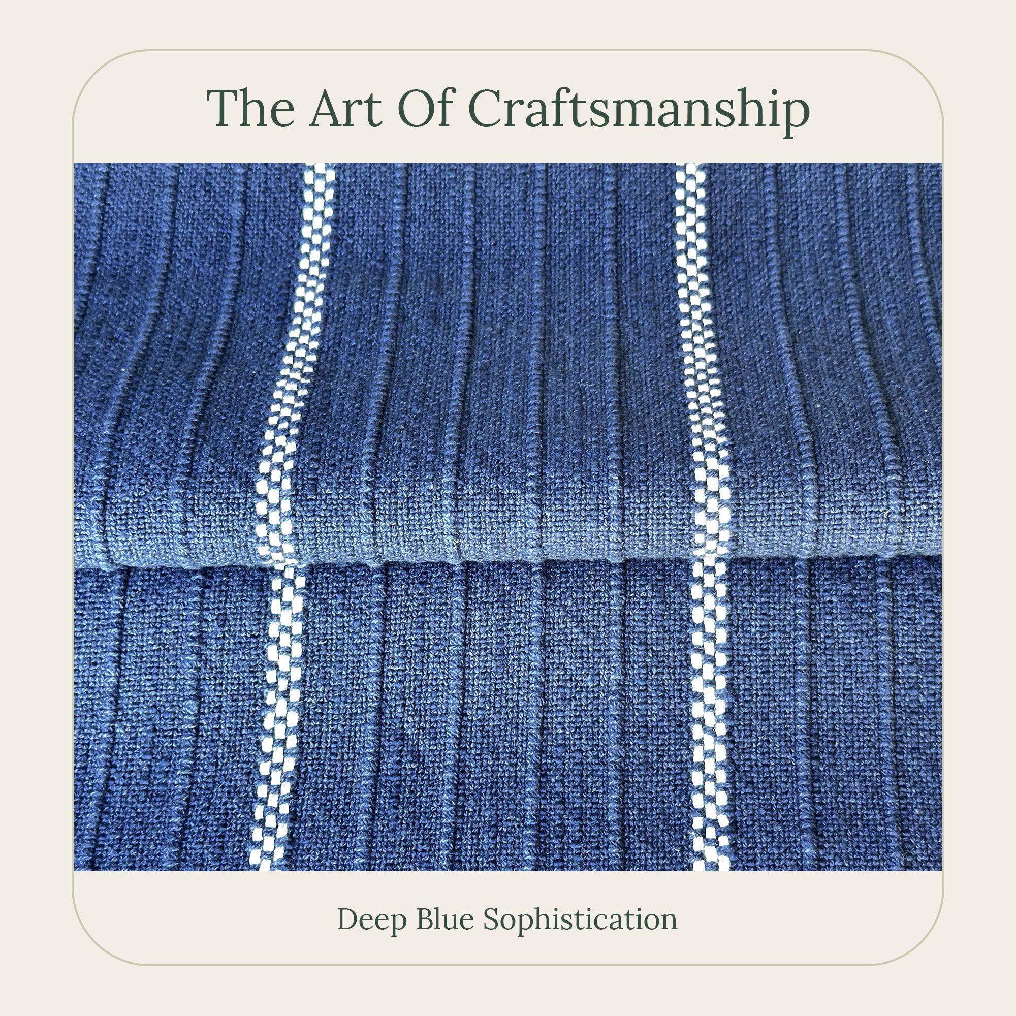 Indigo Snug Throw Pillow Cover