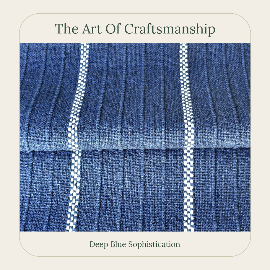 Indigo Snug Throw Pillow Cover