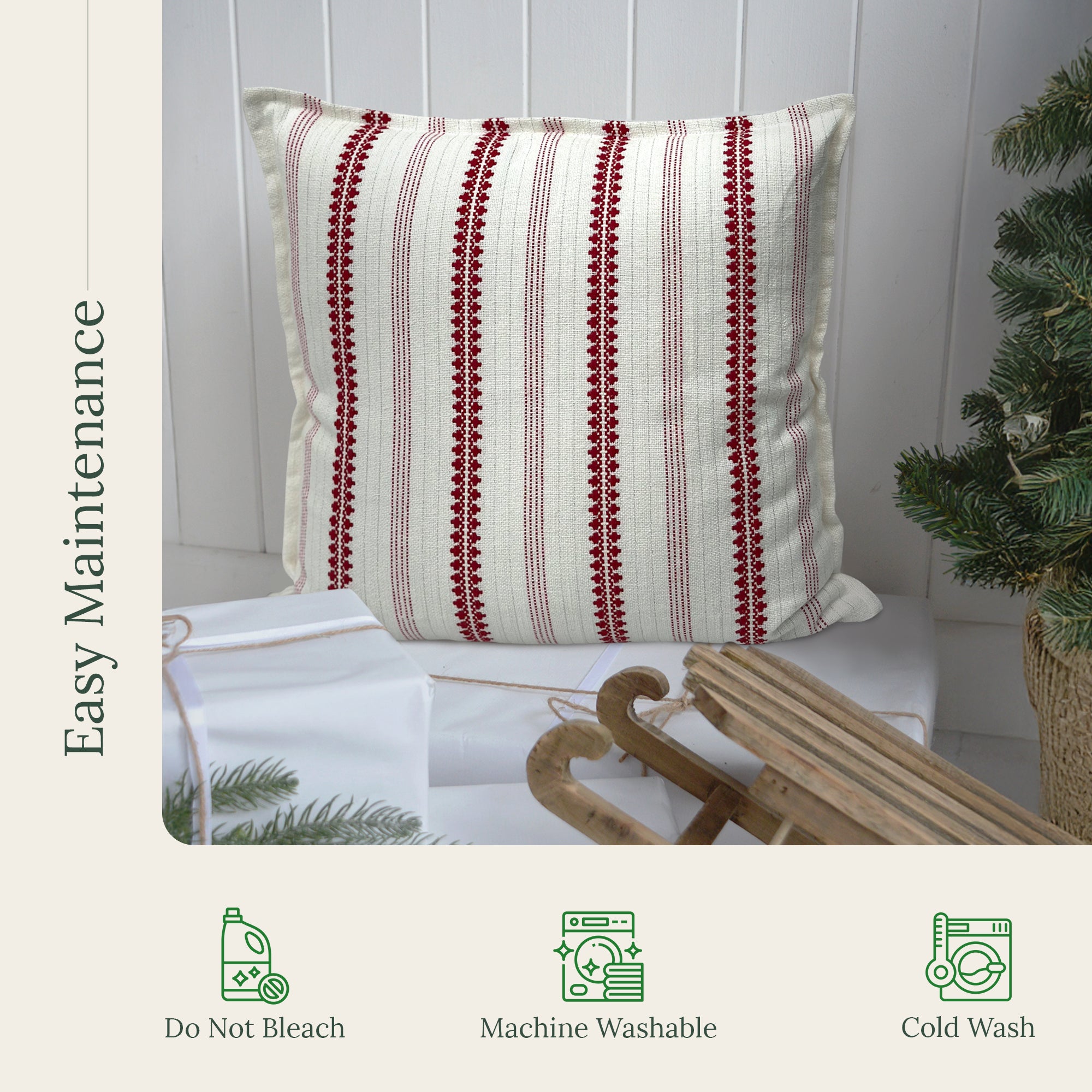 Winterberry Throw Pillow Cover