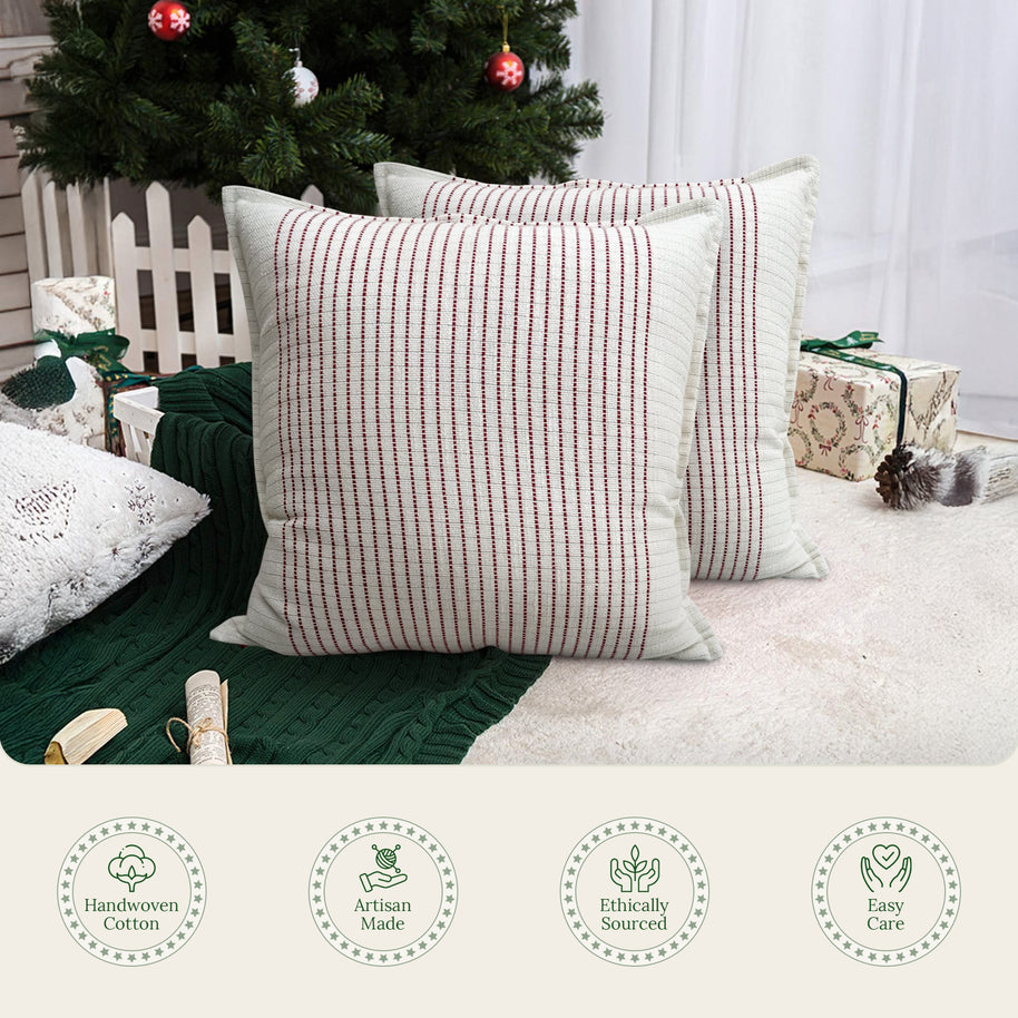 Fireside Throw Pillow Cover