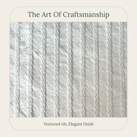 Ivory Pleat Throw Pillow Cover