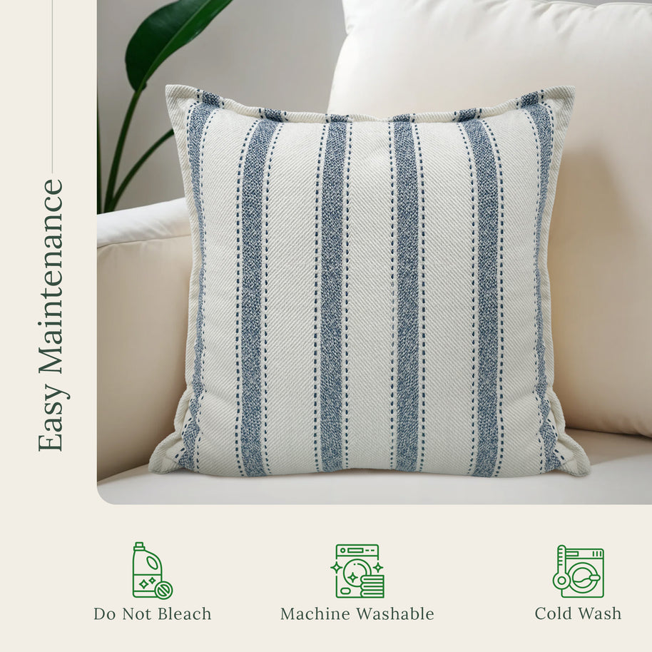 Scandi Nest Throw Pillow Cover