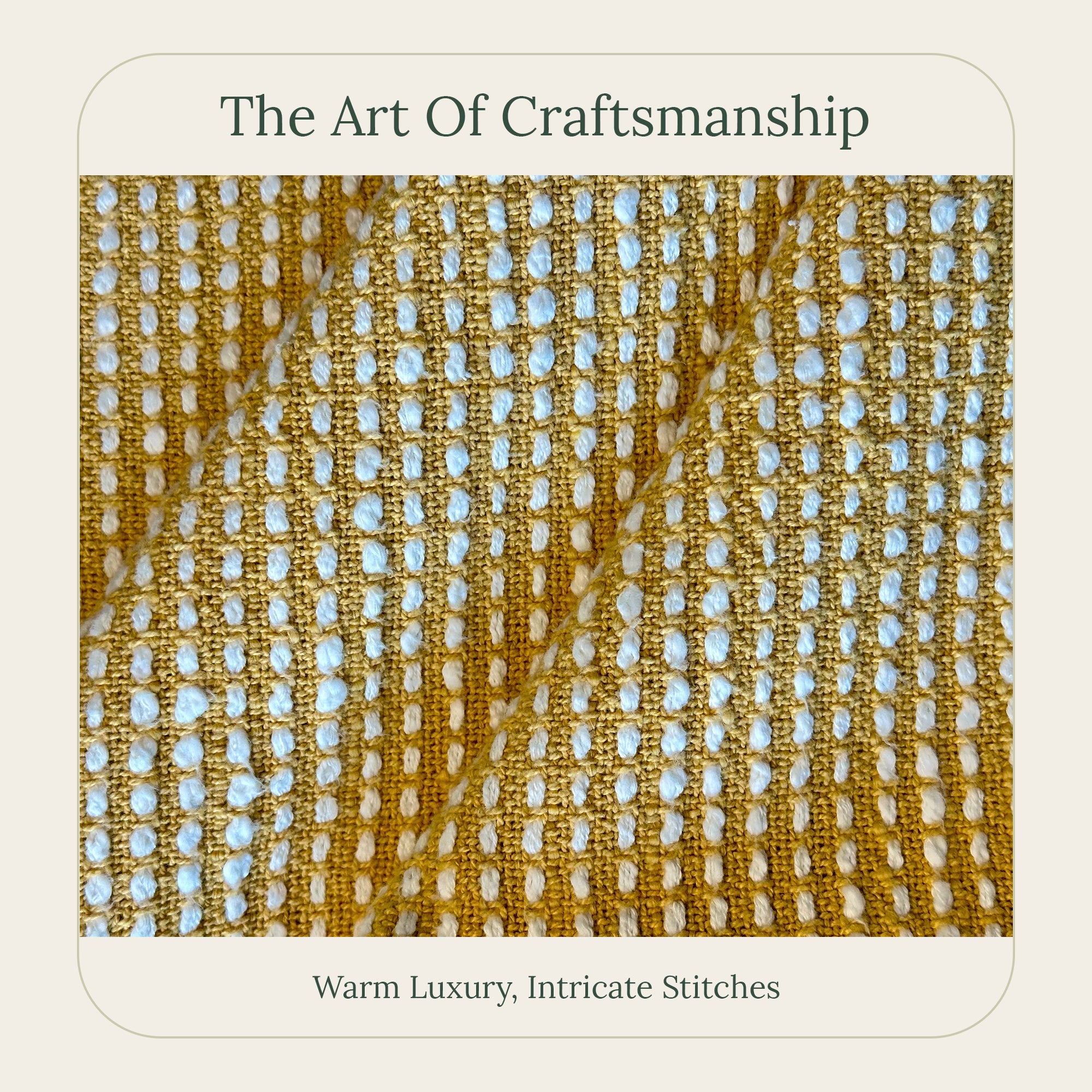 Golden Glow Lumbar Pillow Cover