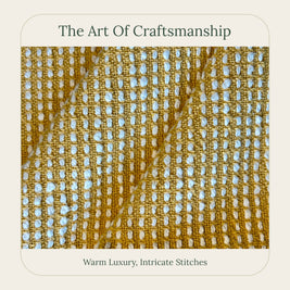 Golden Glow Lumbar Pillow Cover