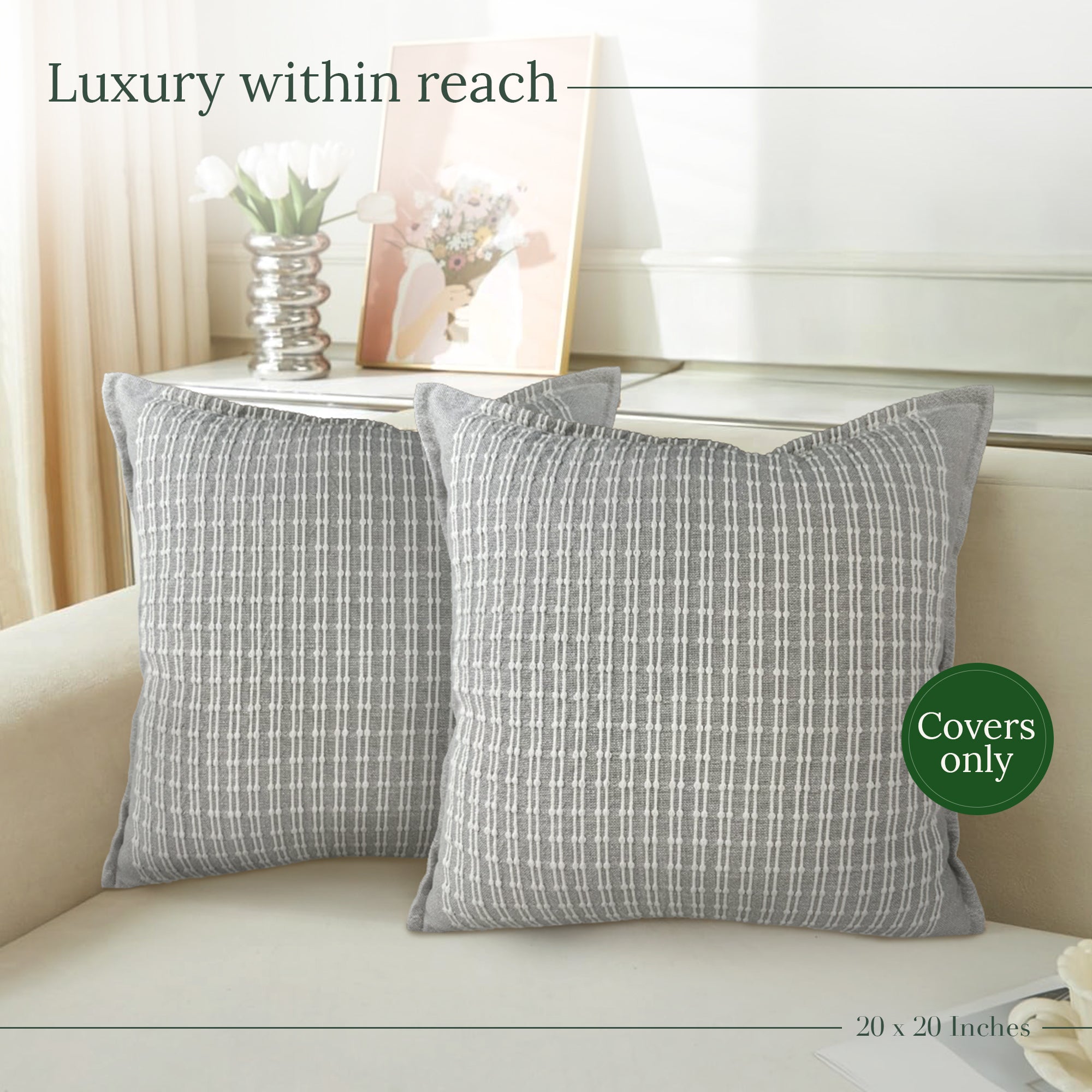 Serene Throw Pillow Cover