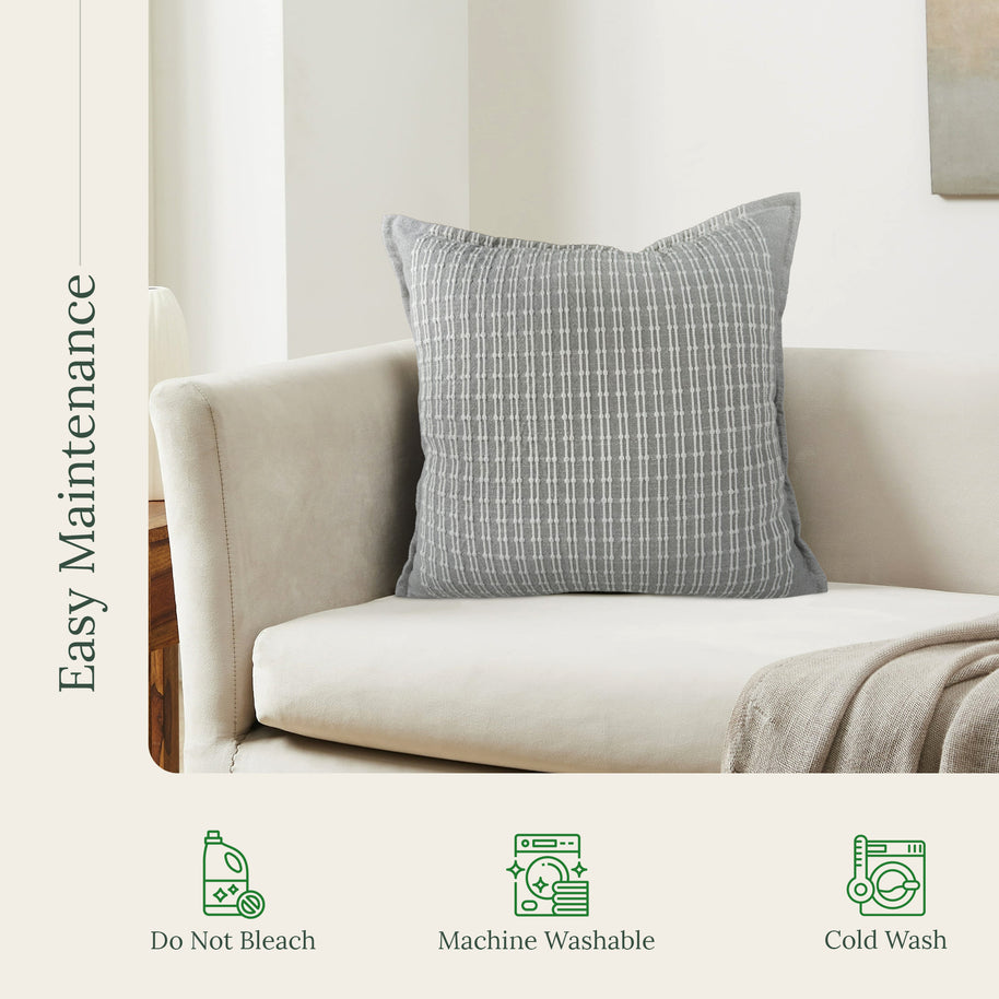 Serene Throw Pillow Cover