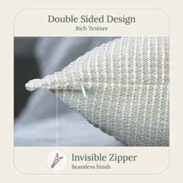 Oat Haven Throw Pillow Cover