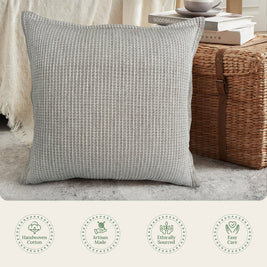 Oat Haven Throw Pillow Cover