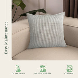 Oat Haven Throw Pillow Cover