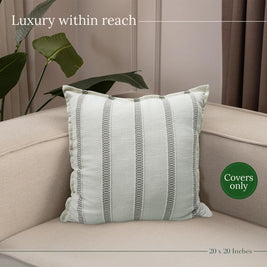 Grey Hearth Throw Pillow Cover