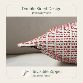 Rust Glow Throw Pillow Cover