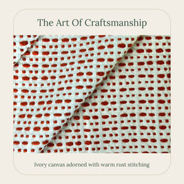 Rust Glow Throw Pillow Cover