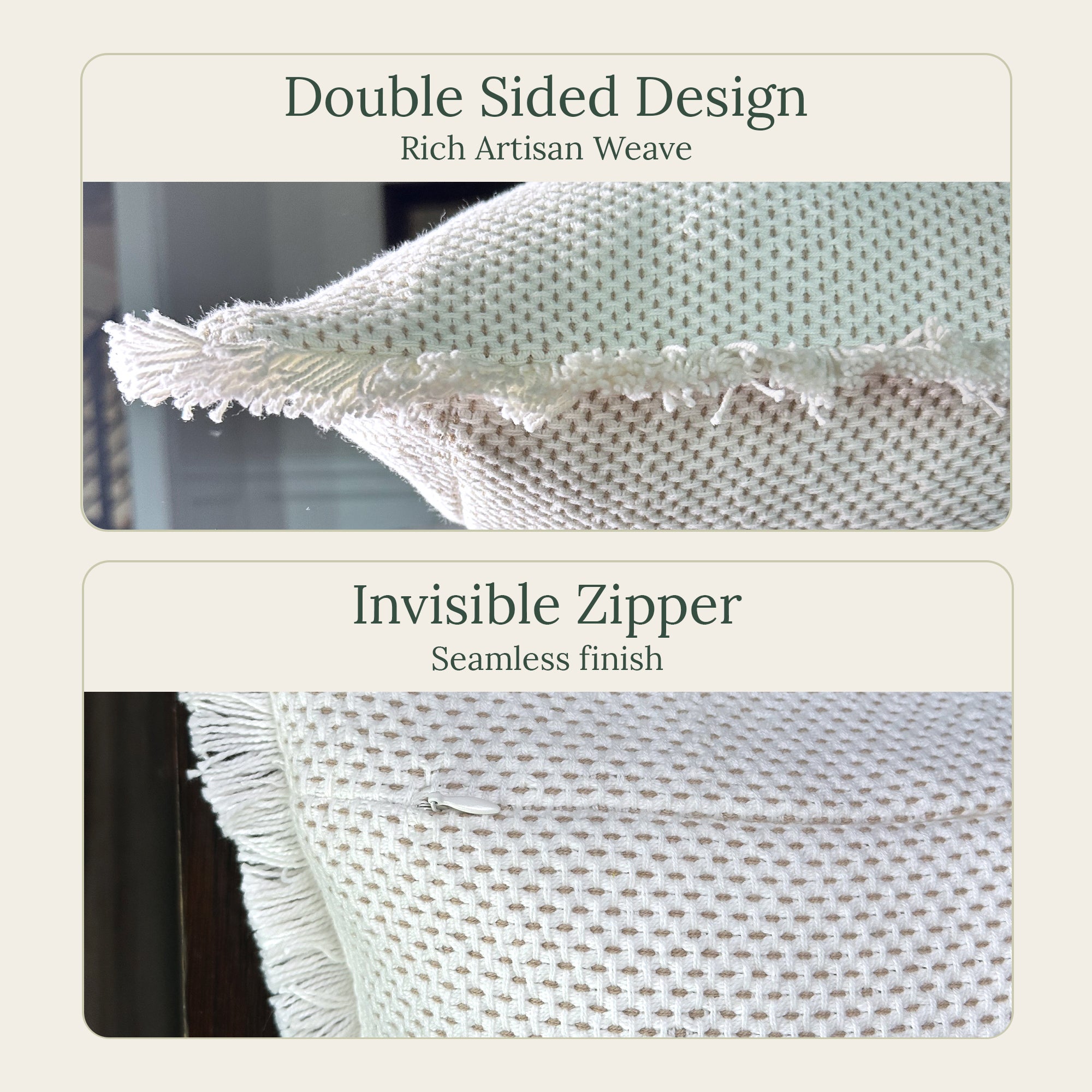 Comfort Throw Pillow Cover