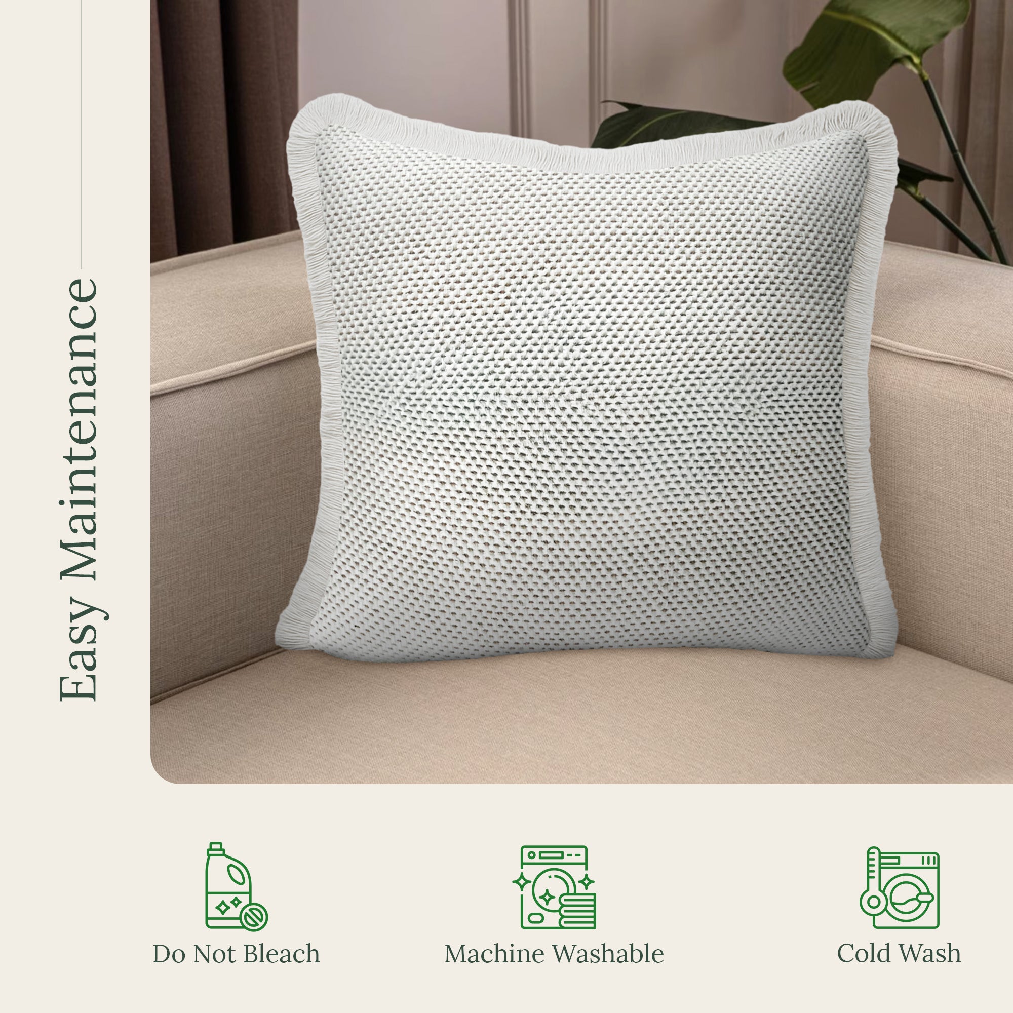 Comfort Throw Pillow Cover