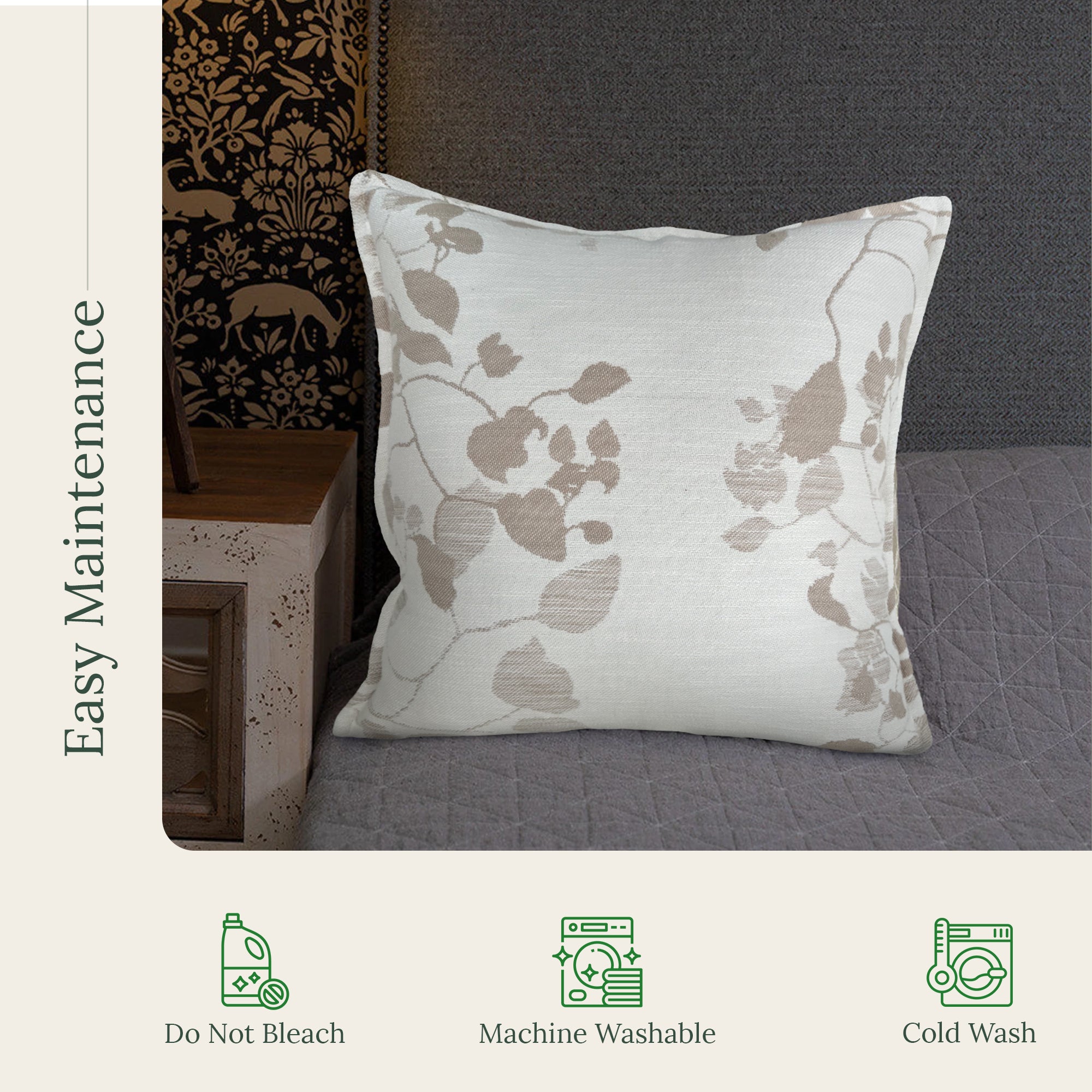 Peaceful Throw Pillow Cover