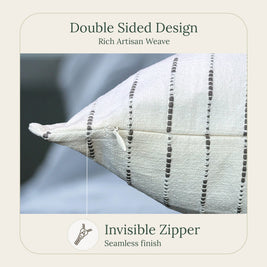 Gray Rest Throw Pillow Cover