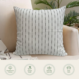 Gray Rest Throw Pillow Cover