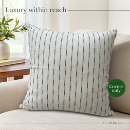 Gray Rest Throw Pillow Cover