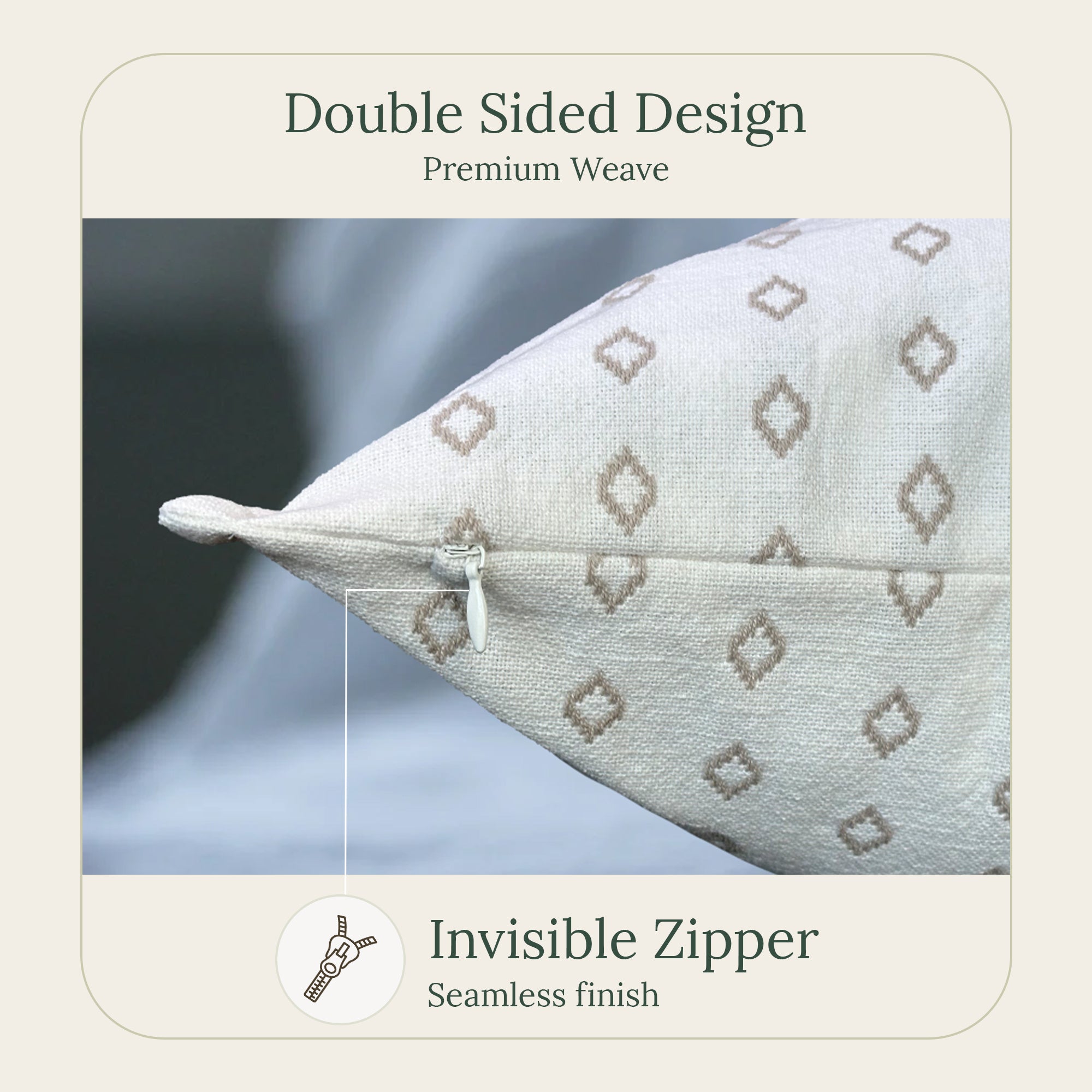 Serenity Cotton Pillow Cover