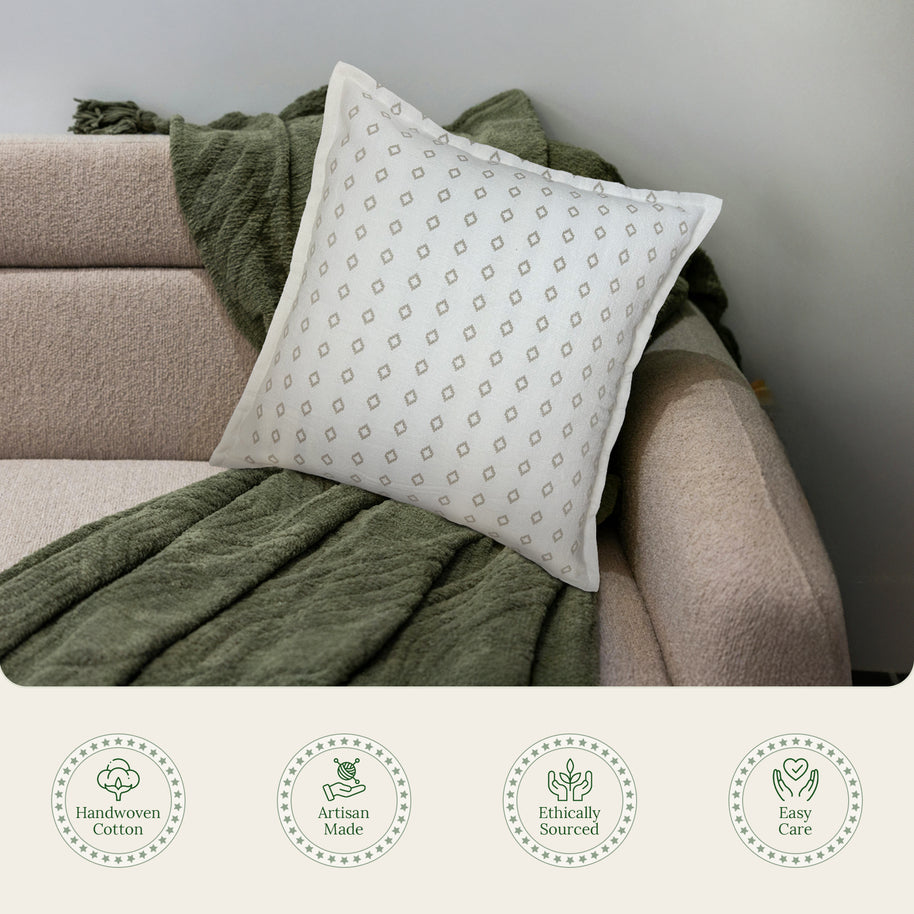 Serenity Cotton Pillow Cover