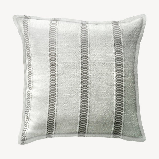 Grey Hearth Throw Pillow Cover