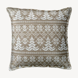 Olive Fern Throw Pillow Cover