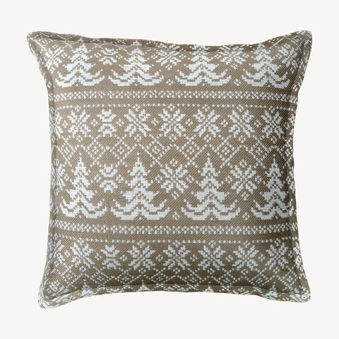 Olive Fern Throw Pillow Cover