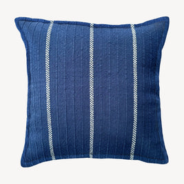Indigo Snug Throw Pillow Cover
