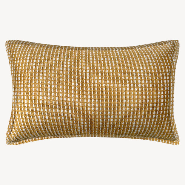 Golden Glow Lumbar Pillow Cover